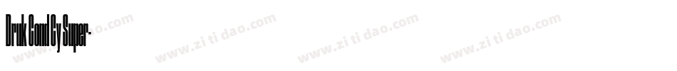 Druk Cond Cy Super字体转换